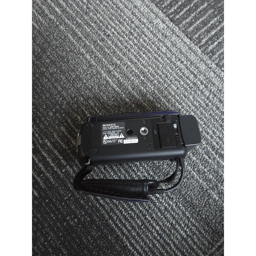 Sony DCR-SX45 Handycam Camcorder Digital Video Camera 2000x Zoom Purple Tested - Picture 8 of 14